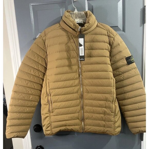 Stone Island Real Down Jacket • Tobacco Brown • Size L - Picture 1 of 9
